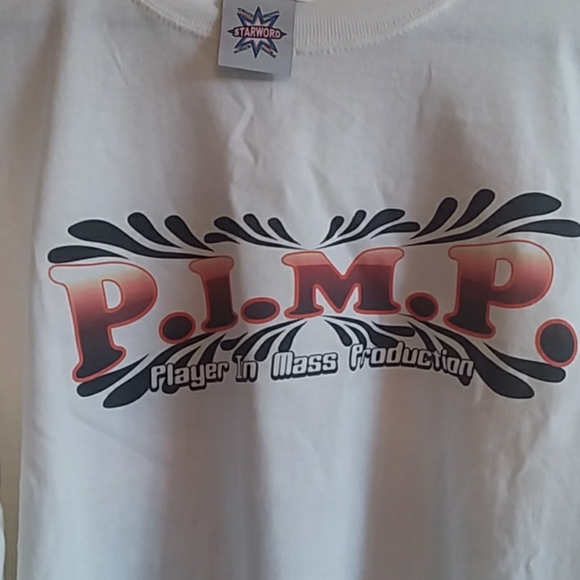 PIMP TEE {Player In Mass Production more at  tsnsweats.com - Picture 5 of 6